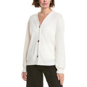 Colette Rose Womens Cardigan Top, White